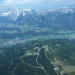 Verortung via Georeferenzierung der Kamera: Aufgenommen in der Nähe von Schladming, Österreich in 3300 Meter